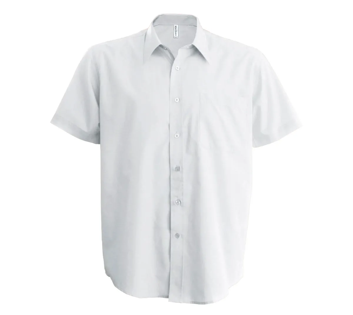 Chemise popeline homme manches courtes 120g – Print France