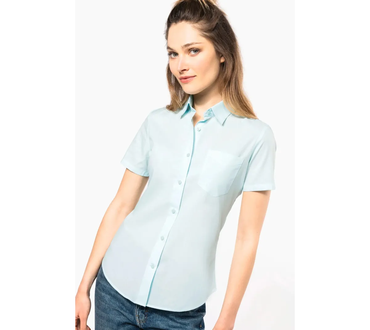 Chemise femme manches courtes Judith – Print France