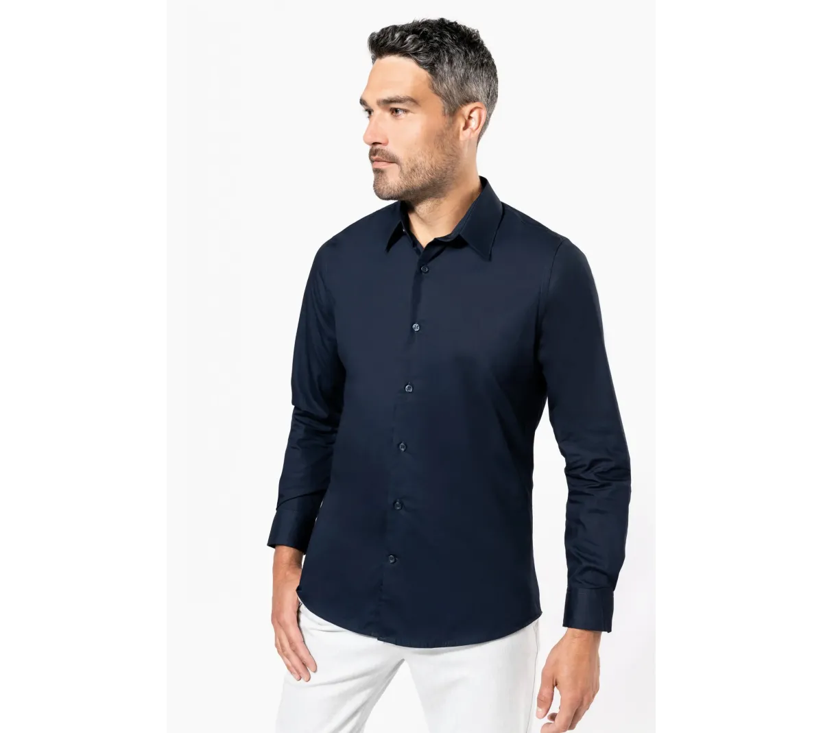 Chemise popeline manches longues homme – Print France