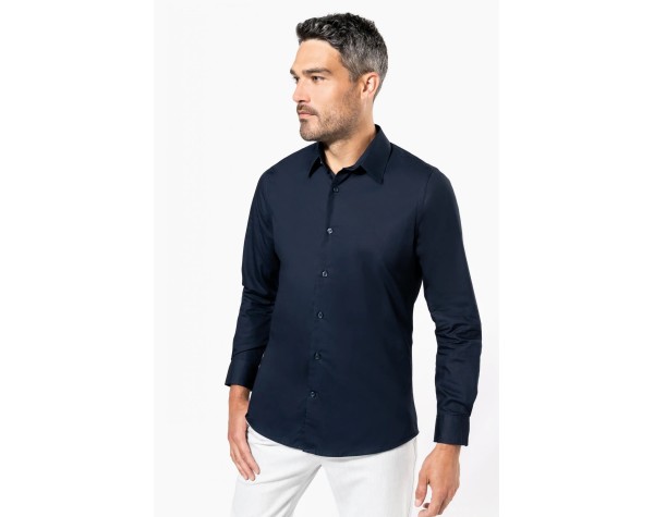 Chemise popeline manches longues homme – Print France