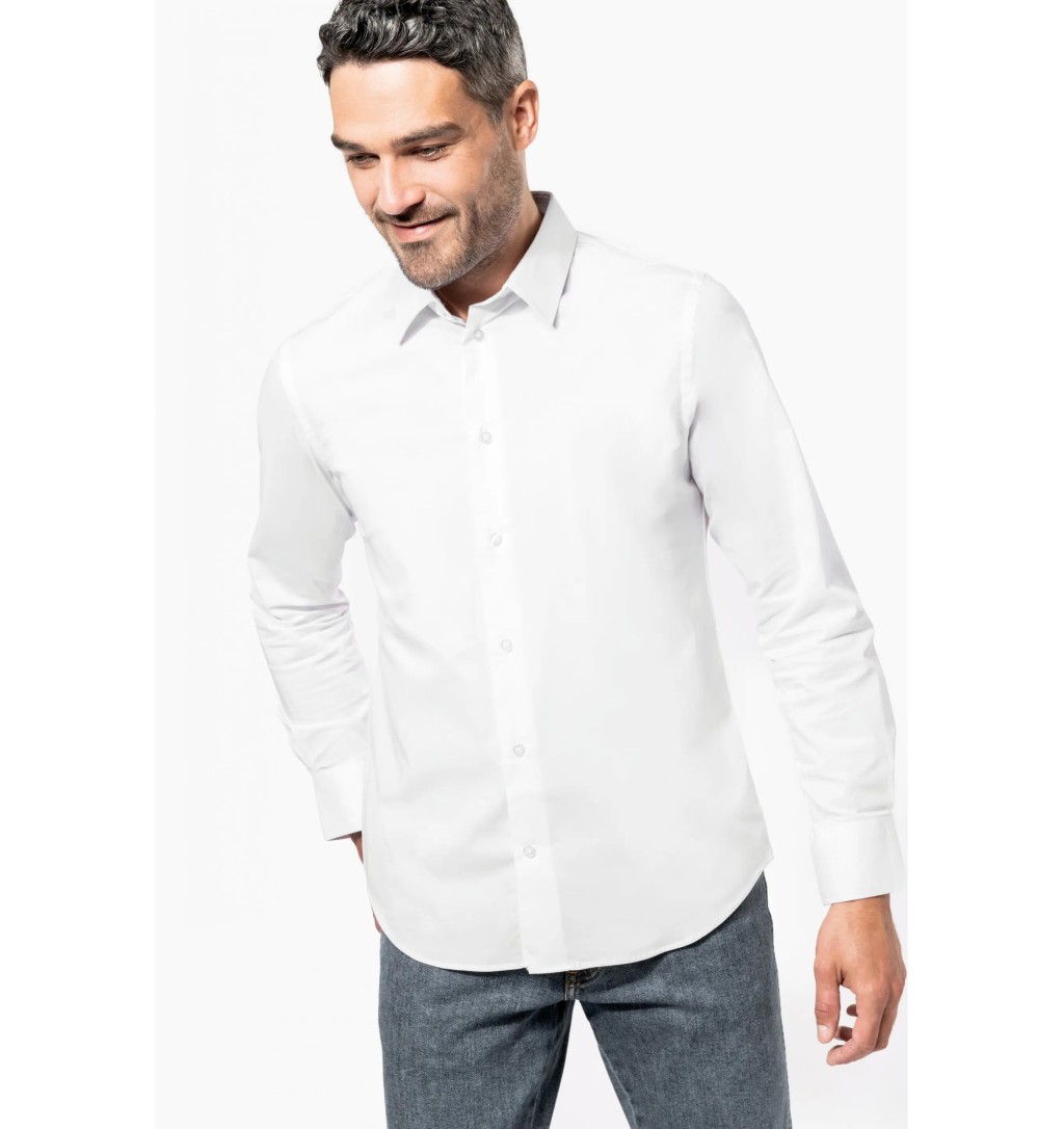 Chemise homme coton élasthanne 140g – Print France