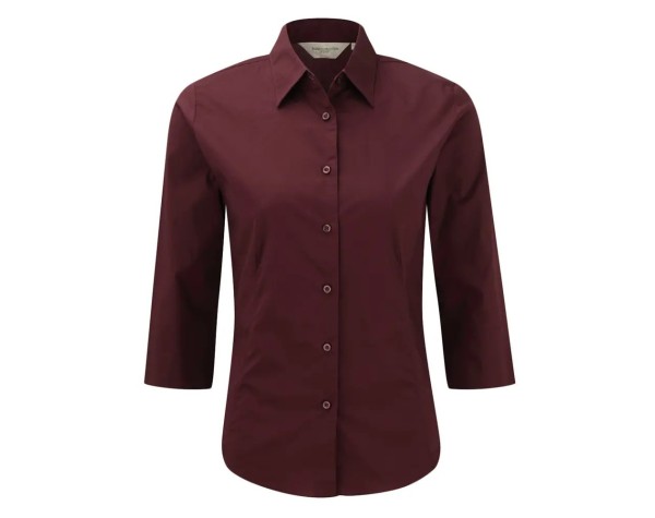 Chemise ajustée femme manches 3/4 personnalisée – Print France