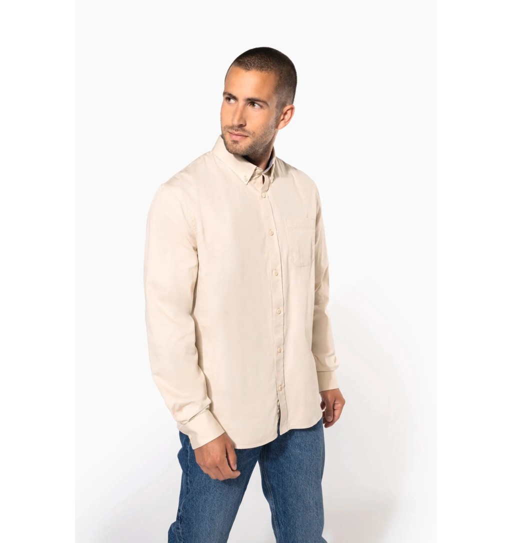 Chemise homme Nevada coton manches longues – Print France