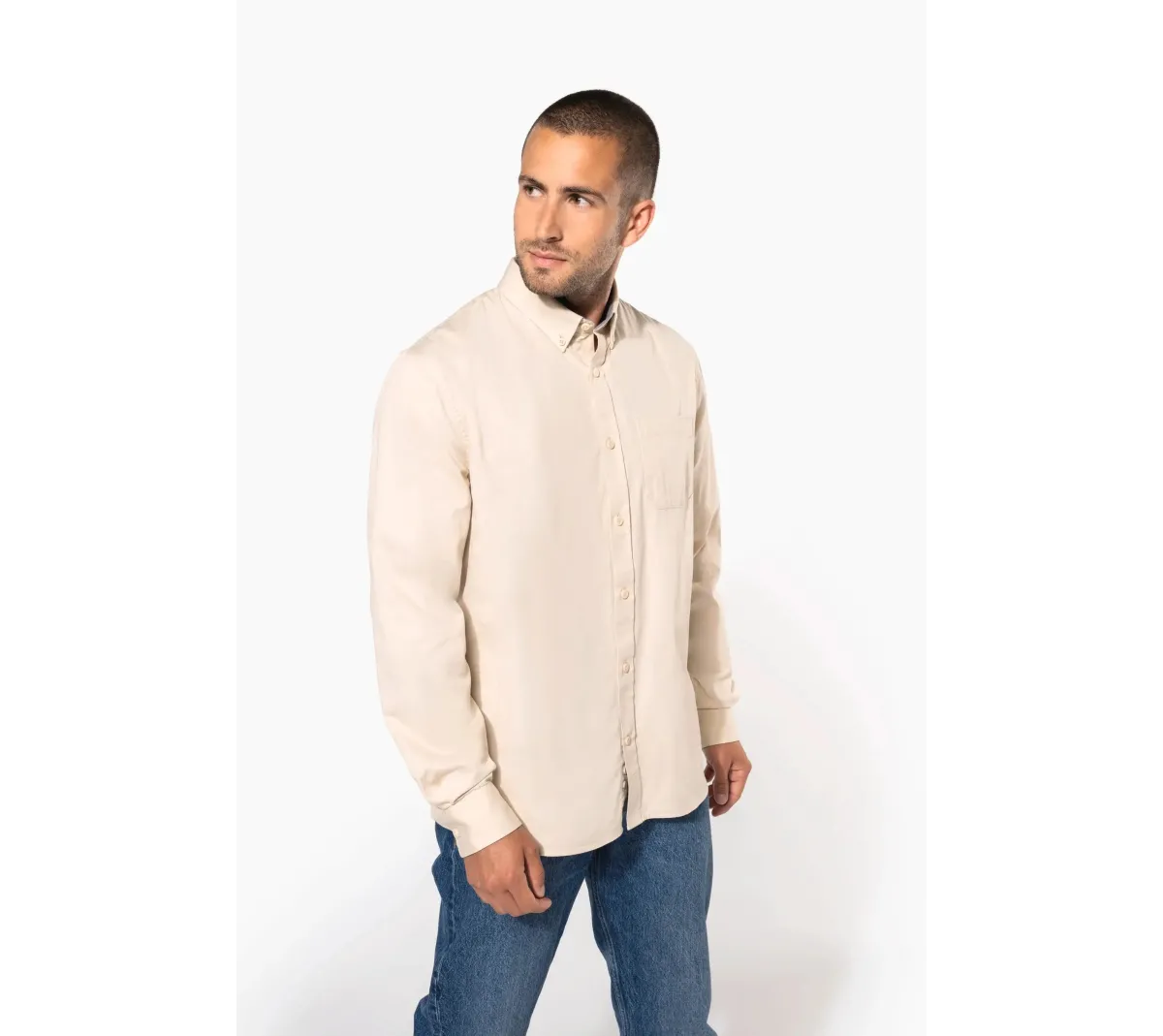 Chemise homme Nevada coton manches longues – Print France