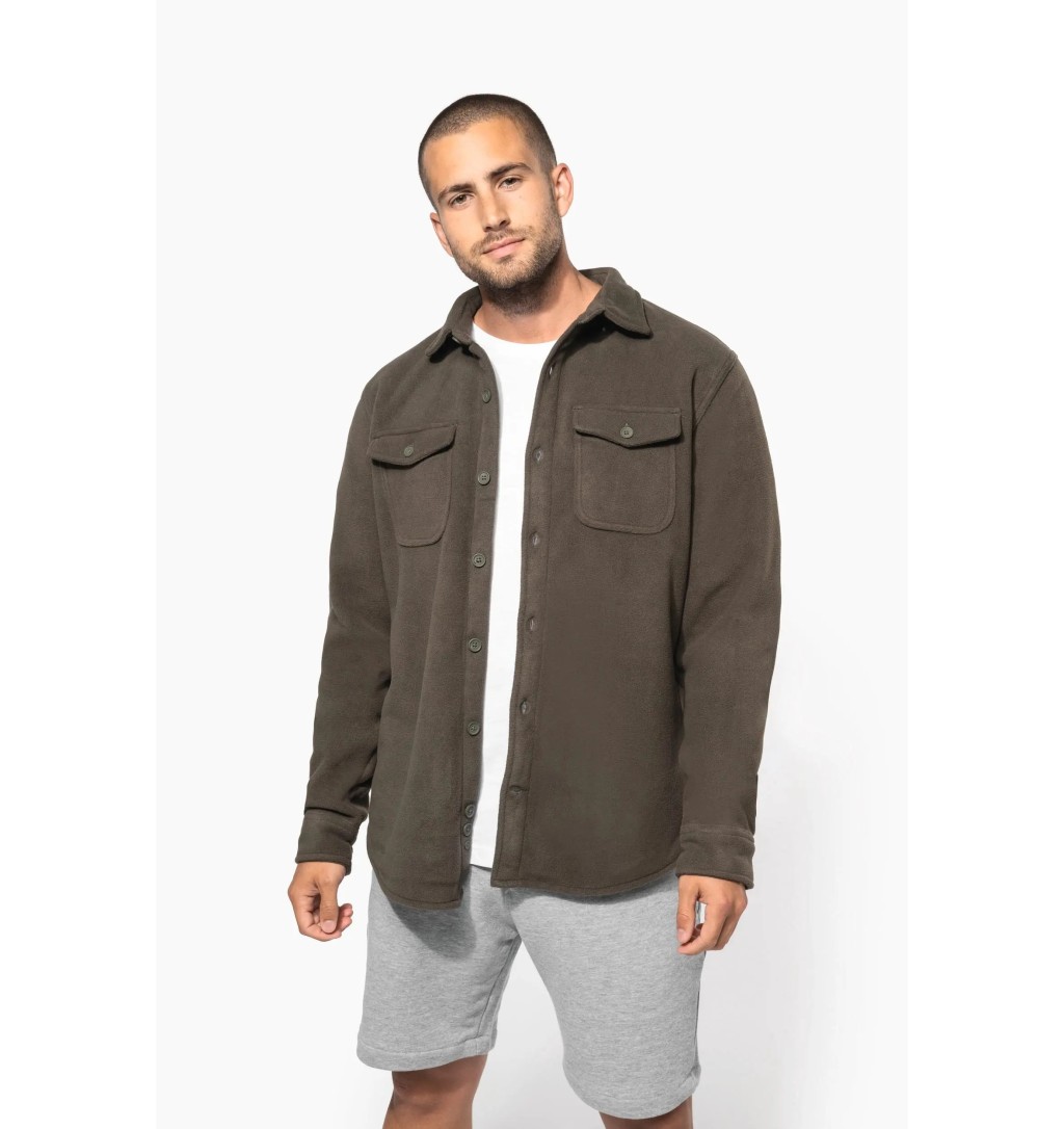 Surchemise polaire doublée sherpa personnalisée – Print France
