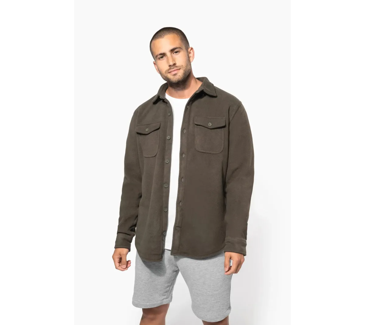 Surchemise polaire doublée sherpa personnalisée – Print France