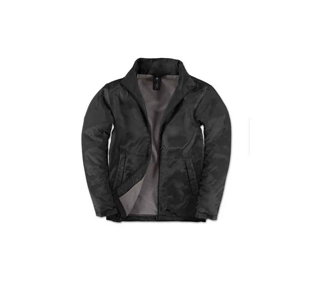 Veste coupe-vent doublée micropolaire homme – Print France