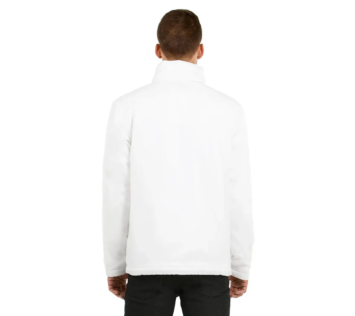 Veste coupe-vent doublée micropolaire homme – Print France