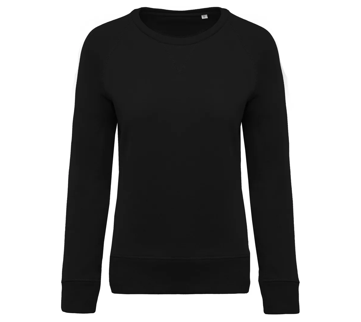 Sweat -Shirt Bio col rond Manches raglan Femme-KARIBAN à personnaliser
