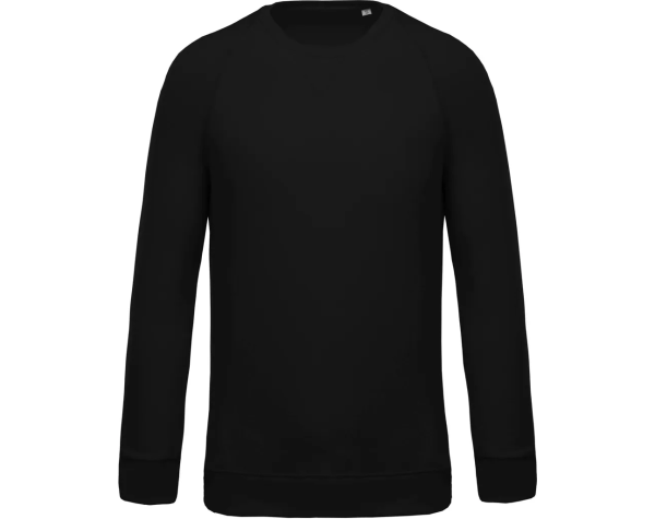 Sweat -Shirt Bio col rond Manches raglan Homme-KARIBAN à personnaliser
