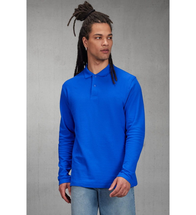 Manches Longues Polo ID.001 / Unisex-B&C à personnaliser