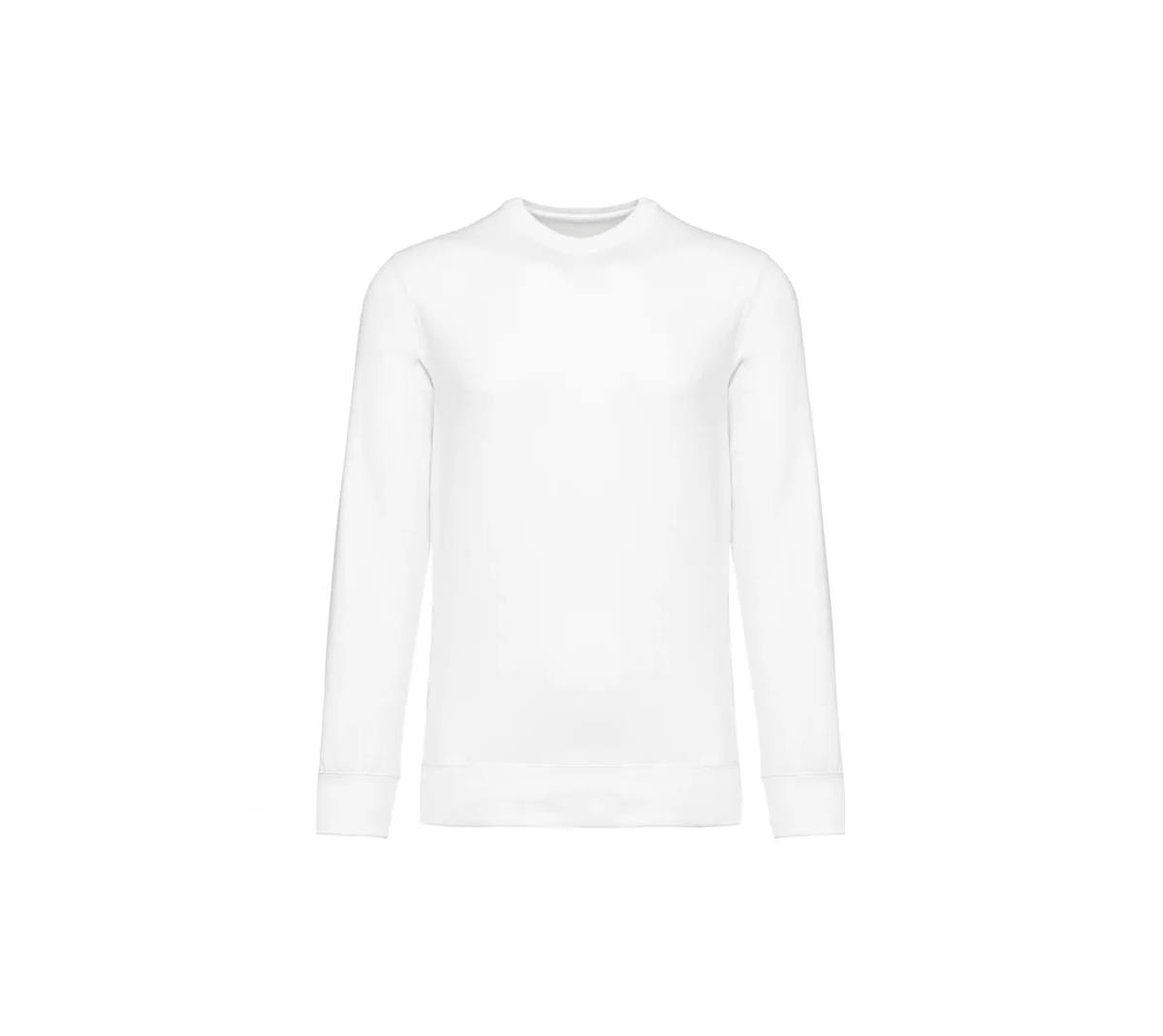 Sweat-shirt recyclé col rond unisexe à personnaliser