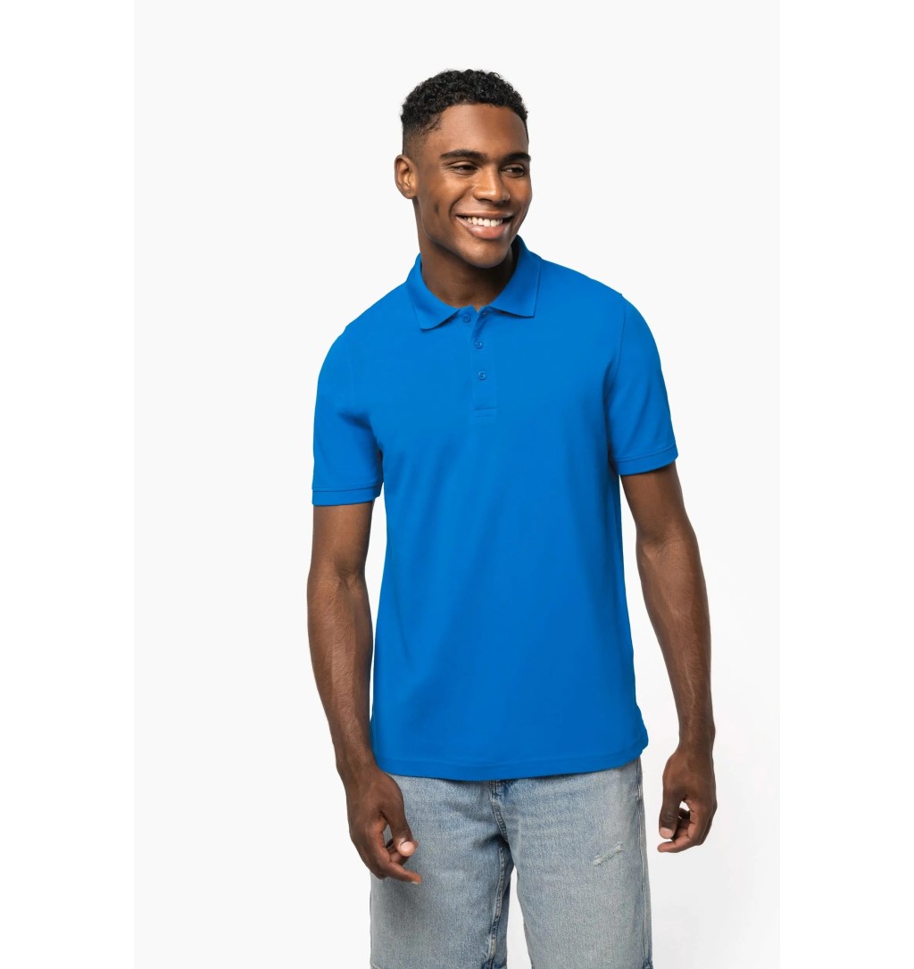Polo homme manches courtes 220g élégant – Print France