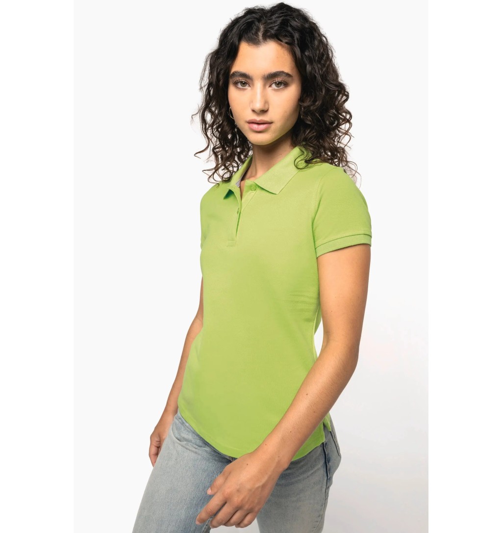 Polo femme manches courtes 220g chic – Print France