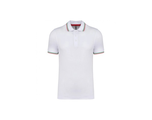 Polo maille piquée manches courtes – Print France