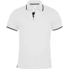 Polo homme manches courtes liseré 220g – Print France