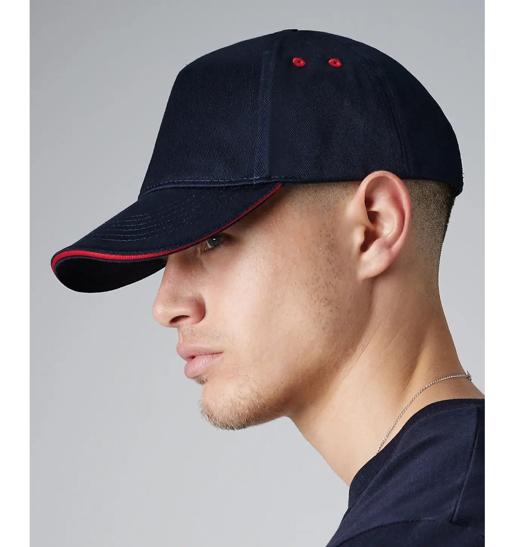 Casquette 5 panneaux bicolore personnalisée – Print France
